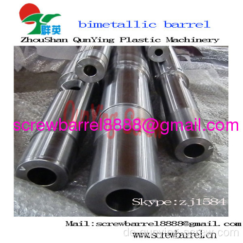Extruder Bimetall Screw Barrel für Hdpe/Ldpe/Lldpe Blow Molding Machine
